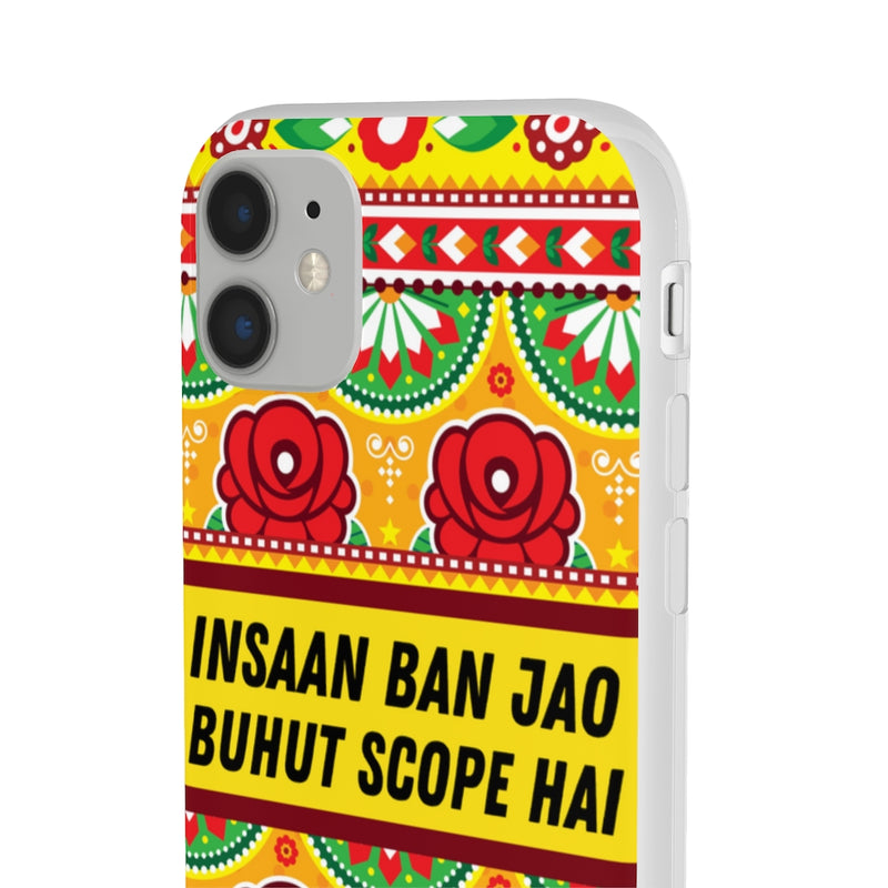 Insaan ban Jao Buhut Scope hai Flexi Cases - Phone Case by GTA Desi Store