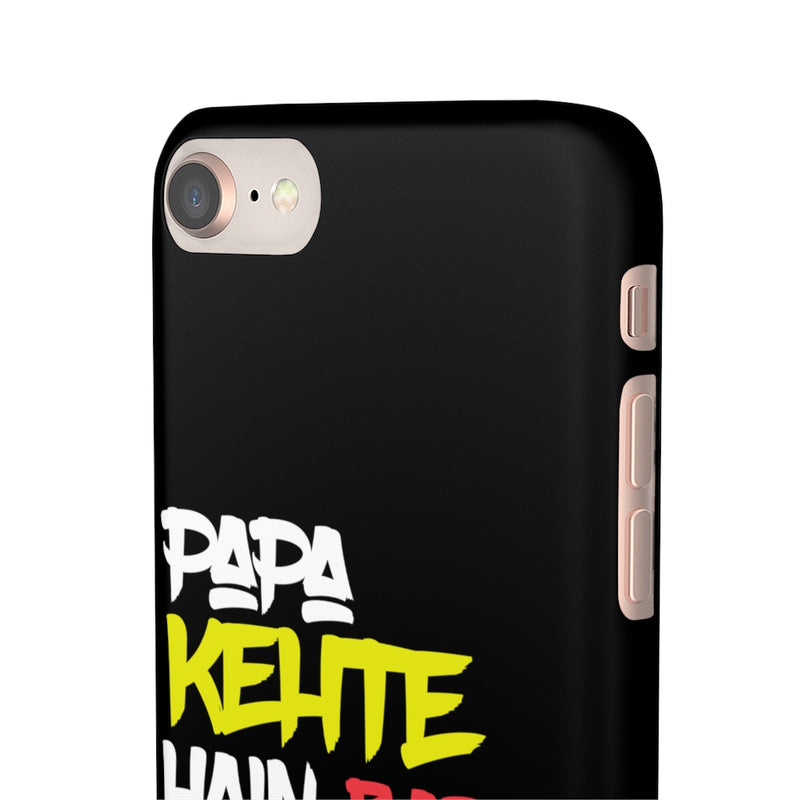 Papa Kehte Hain Bara Naam Karega Snap Cases iPhone or Samsung - iPhone 8 / Matte - Phone Case by GTA Desi Store