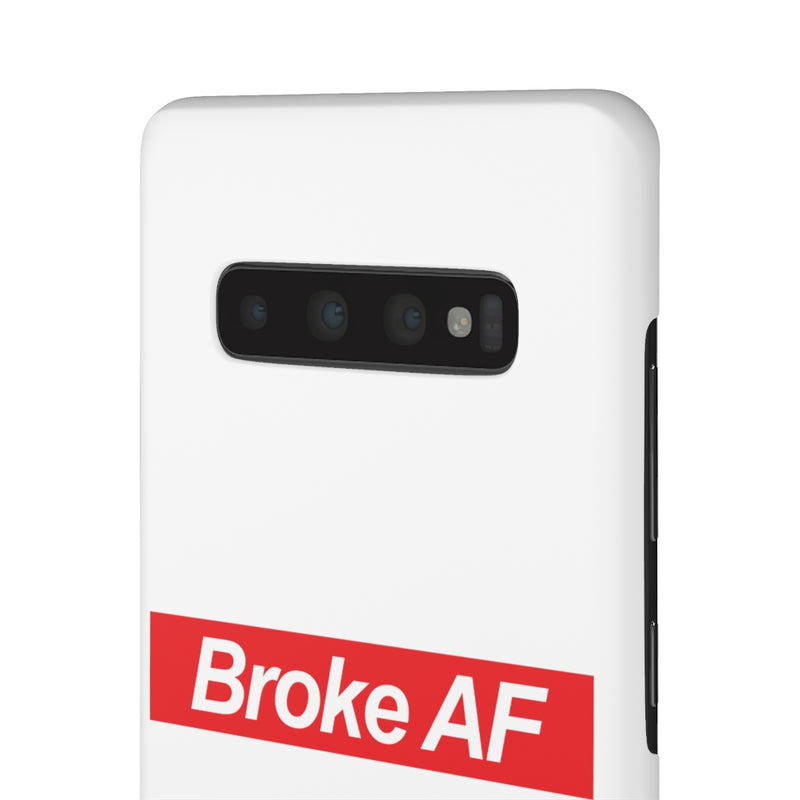 Broke AF Snap Cases iPhone or Samsung - Samsung Galaxy S10 Plus / Matte - Phone Case by GTA Desi Store