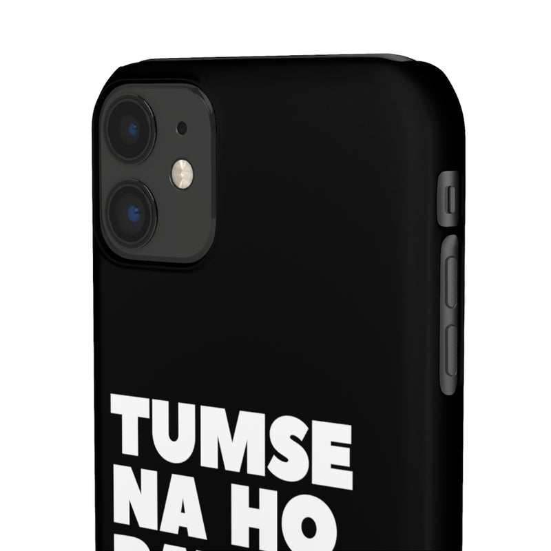 Tumse Na Ho Payega Snap Cases iPhone or Samsung - iPhone 11 / Matte - Phone Case by GTA Desi Store