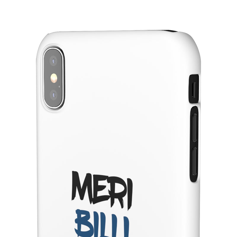 Meri Billi Menu Meow Snap Cases iPhone or Samsung - iPhone XS MAX / Matte - Phone Case by GTA Desi Store