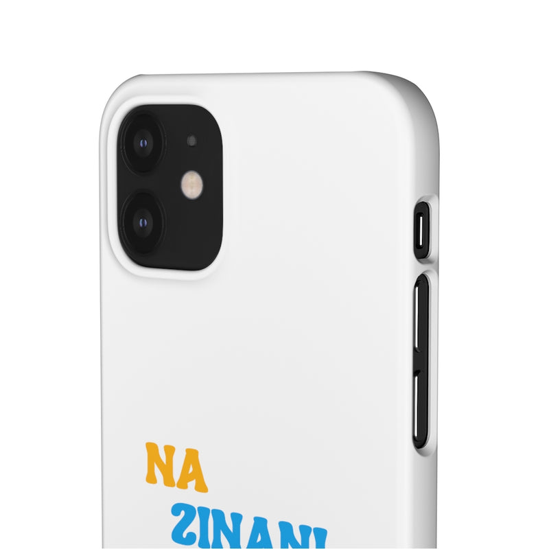 Na Zinani Hosi Na Pareeshani Hosi Snap Cases iPhone or Samsung - iPhone 12 Mini / Matte - Phone Case by GTA Desi Store