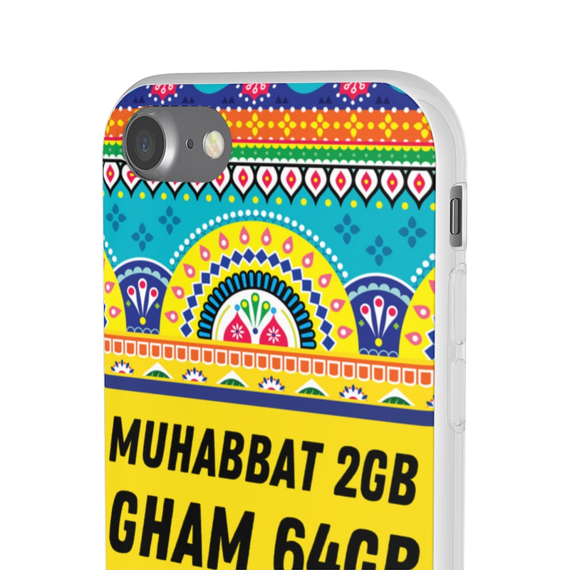 Muhabbat 2GB Gham 64GB Flexi Cases - Phone Case by GTA Desi Store