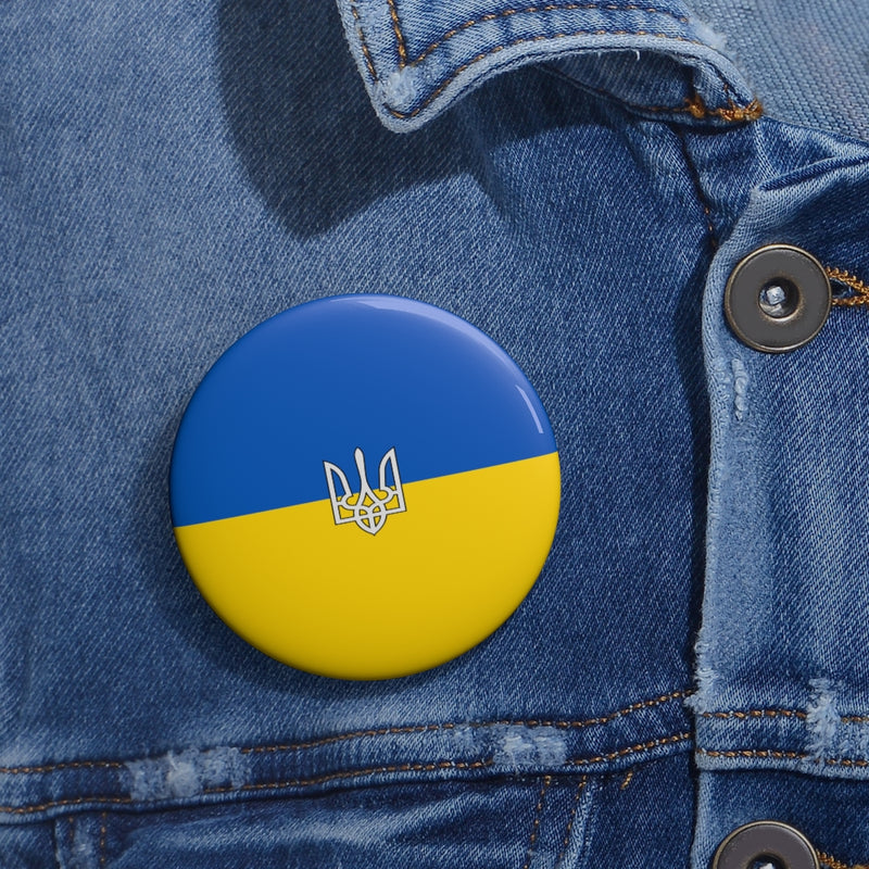 Support Ukraine Pin - Accessories by GTA Desi Store