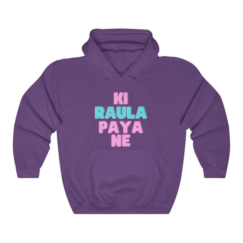 Ki Raula Paya Unisex Heavy Blend™ Hooded Sweatshirt - Purple / S - Hoodie by GTA Desi Store