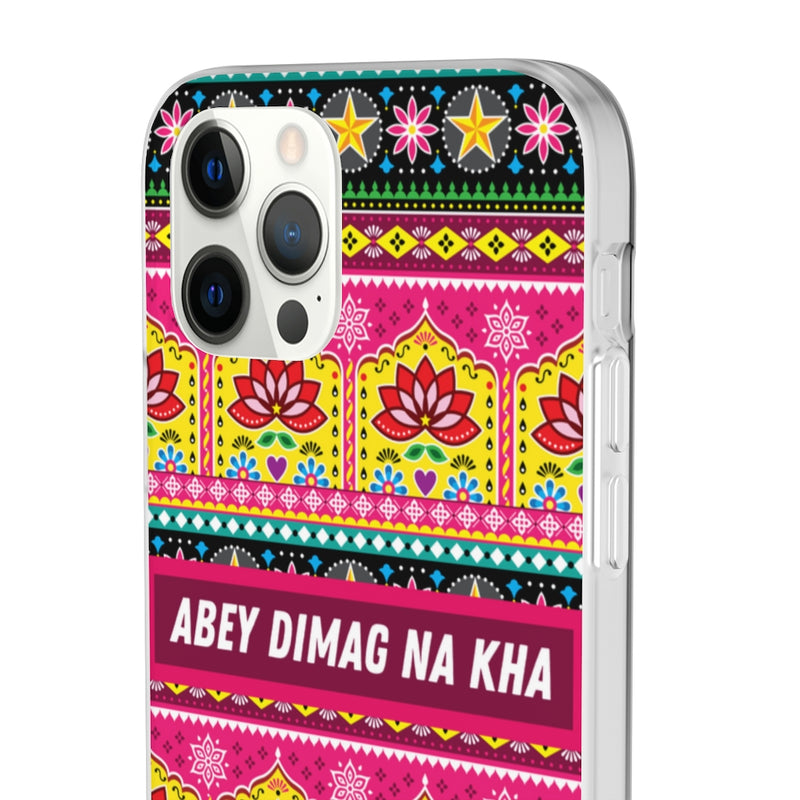 Abey Dimag Na Kha Flexi Cases - Phone Case by GTA Desi Store