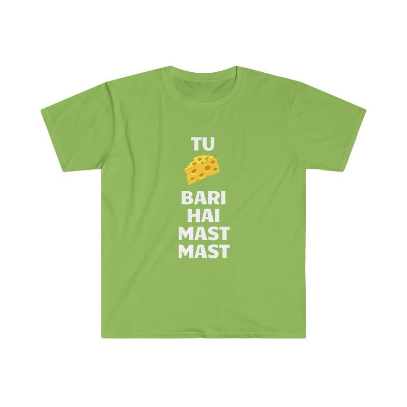 Tu Cheaze Bari Hai Mast Mast Unisex Softstyle T-Shirt - Lime / S - T-Shirt by GTA Desi Store