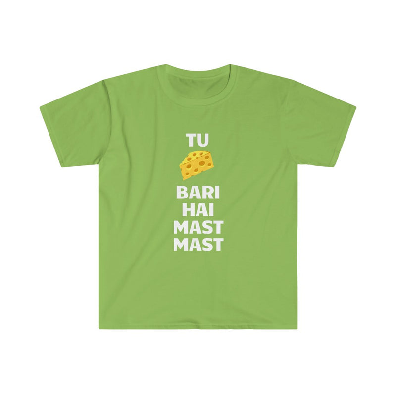 Tu Cheaze Bari Hai Mast Mast Unisex Softstyle T-Shirt - Lime / S - T-Shirt by GTA Desi Store