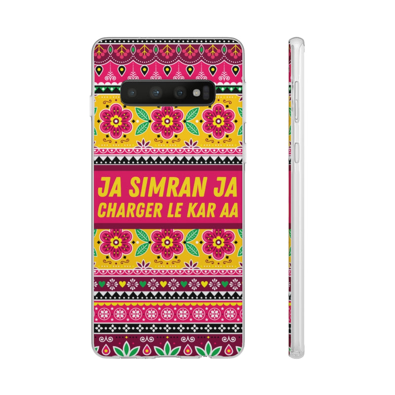 Ja Simran Ja Charger Le Kar Aa Flexi Cases - Samsung Galaxy S10 with gift packaging - Phone Case by GTA Desi Store