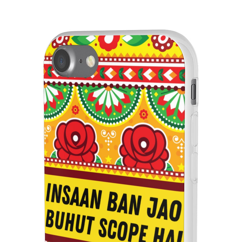 Insaan ban Jao Buhut Scope hai Flexi Cases - Phone Case by GTA Desi Store