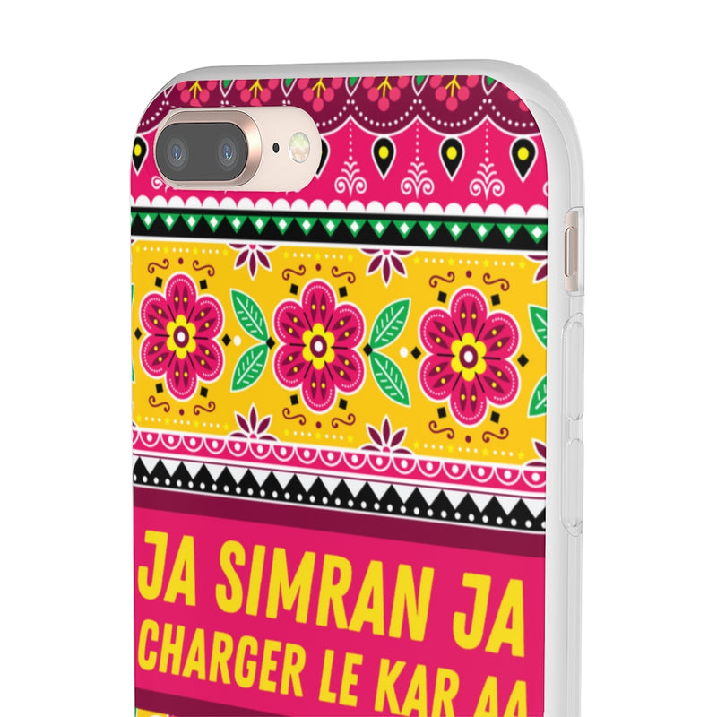 Ja Simran Ja Charger Le Kar Aa Flexi Cases - Phone Case by GTA Desi Store