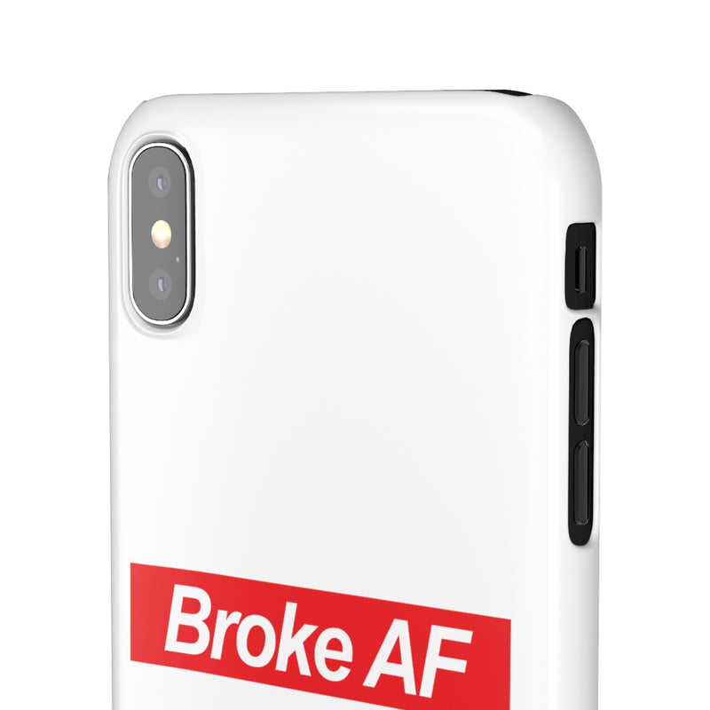 Broke AF Snap Cases iPhone or Samsung - iPhone XS MAX / Glossy - Phone Case by GTA Desi Store