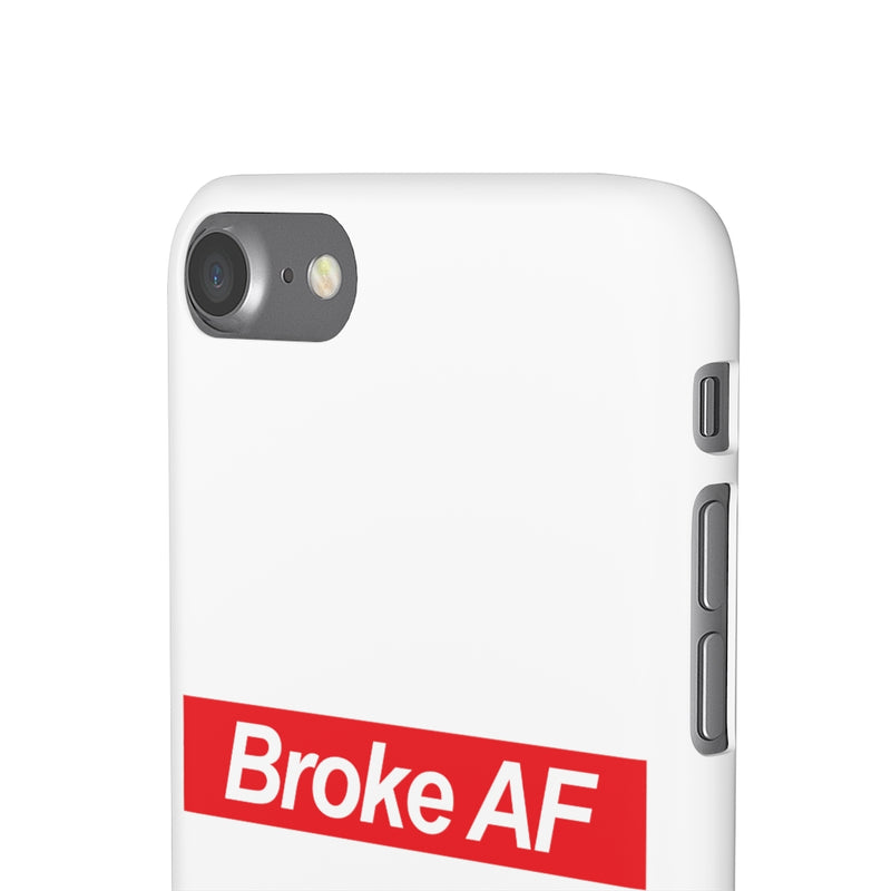 Broke AF Snap Cases iPhone or Samsung - iPhone 7 / Matte - Phone Case by GTA Desi Store