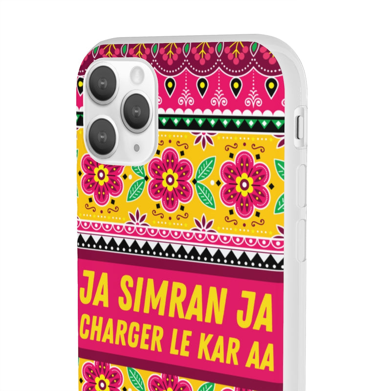 Ja Simran Ja Charger Le Kar Aa Flexi Cases - Phone Case by GTA Desi Store