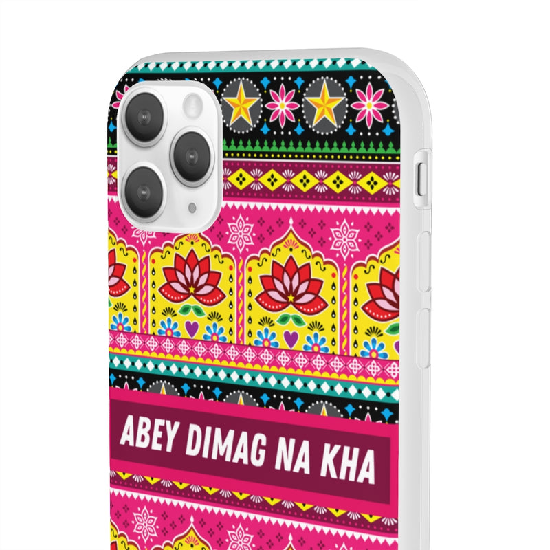 Abey Dimag Na Kha Flexi Cases - Phone Case by GTA Desi Store