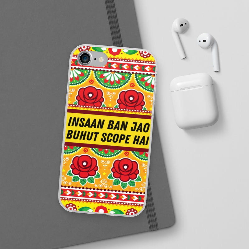 Insaan ban Jao Buhut Scope hai Flexi Cases - Phone Case by GTA Desi Store