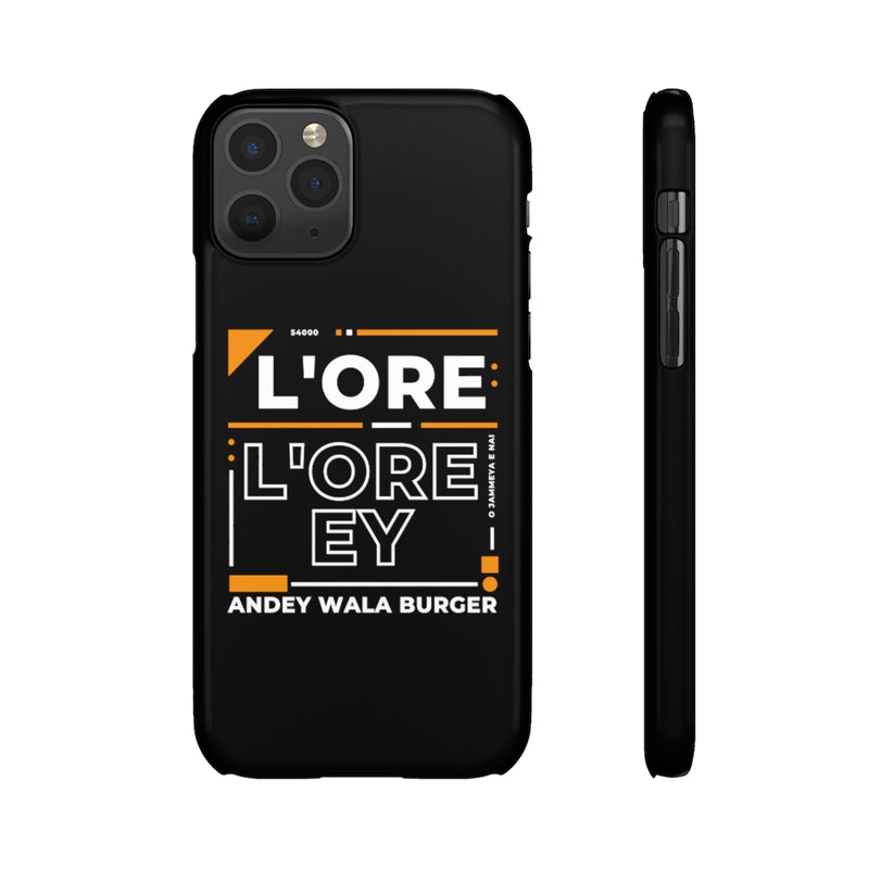 L'ore L'ore Ey Andey Wala Burger Jammeya E Nai Snap Cases iPhone or Samsung - Phone Case by GTA Desi Store