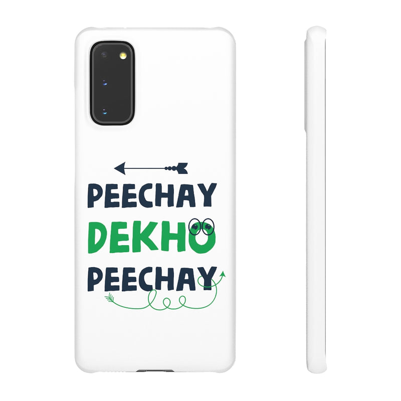 Peechay Dekho Peechay Snap Cases iPhone or Samsung - Phone Case by GTA Desi Store