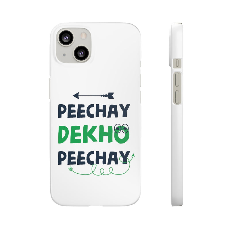 Peechay Dekho Peechay Snap Cases iPhone or Samsung - Phone Case by GTA Desi Store