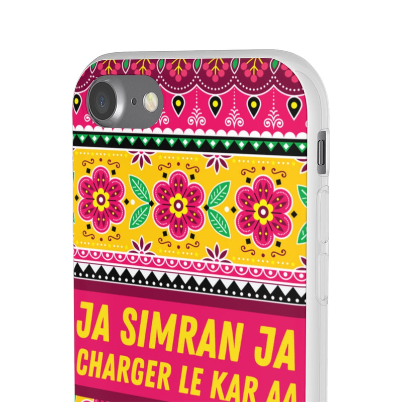 Ja Simran Ja Charger Le Kar Aa Flexi Cases - Phone Case by GTA Desi Store