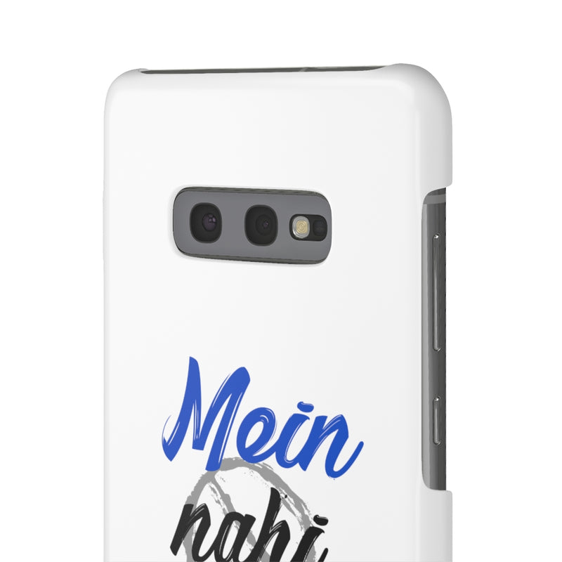 Mein Nahi Bataon gaa Snap Cases iPhone or Samsung - Samsung Galaxy S10E / Glossy - Phone Case by GTA Desi Store