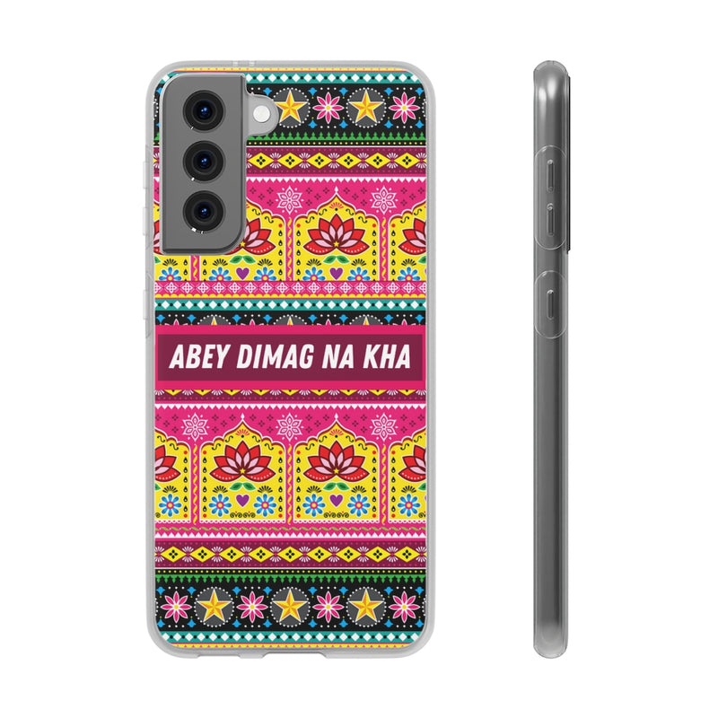 Abey Dimag Na Kha Flexi Cases - Samsung Galaxy S21 with gift packaging - Phone Case by GTA Desi Store