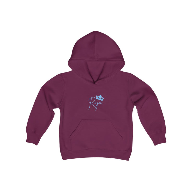 Raja Youth Heavy Blend Hooded Sweatshirt - Maroon / XS - Kids clothes by GTA Desi Store