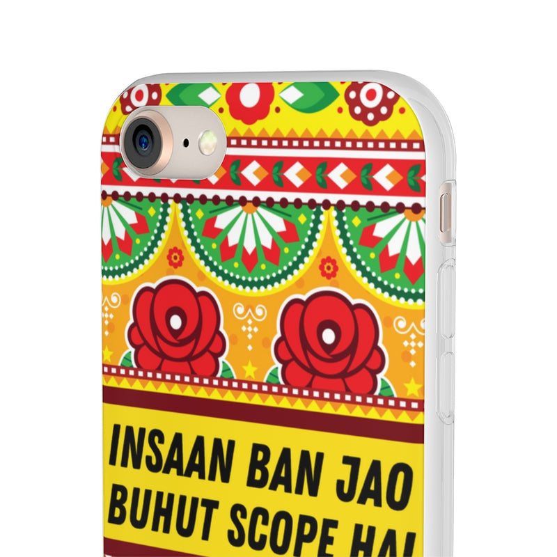 Insaan ban Jao Buhut Scope hai Flexi Cases - Phone Case by GTA Desi Store