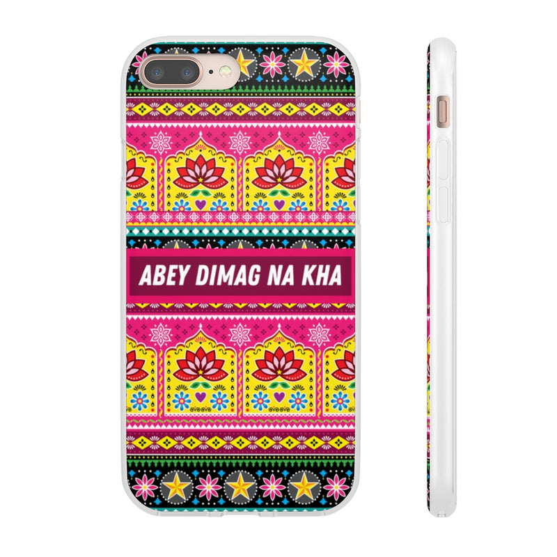 Abey Dimag Na Kha Flexi Cases - iPhone 8 Plus - Phone Case by GTA Desi Store