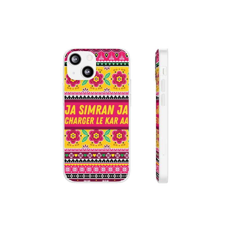 Ja Simran Ja Charger Le Kar Aa Flexi Cases - iPhone 13 Mini with gift packaging - Phone Case by GTA Desi Store