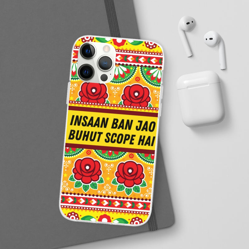 Insaan ban Jao Buhut Scope hai Flexi Cases - Phone Case by GTA Desi Store