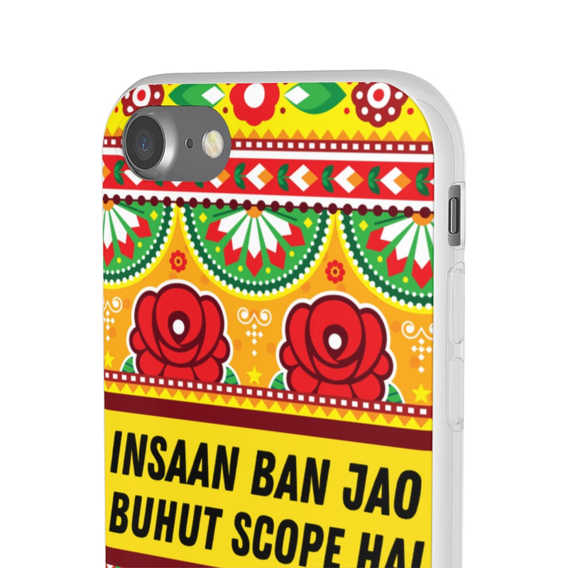 Insaan ban Jao Buhut Scope hai Flexi Cases - Phone Case by GTA Desi Store