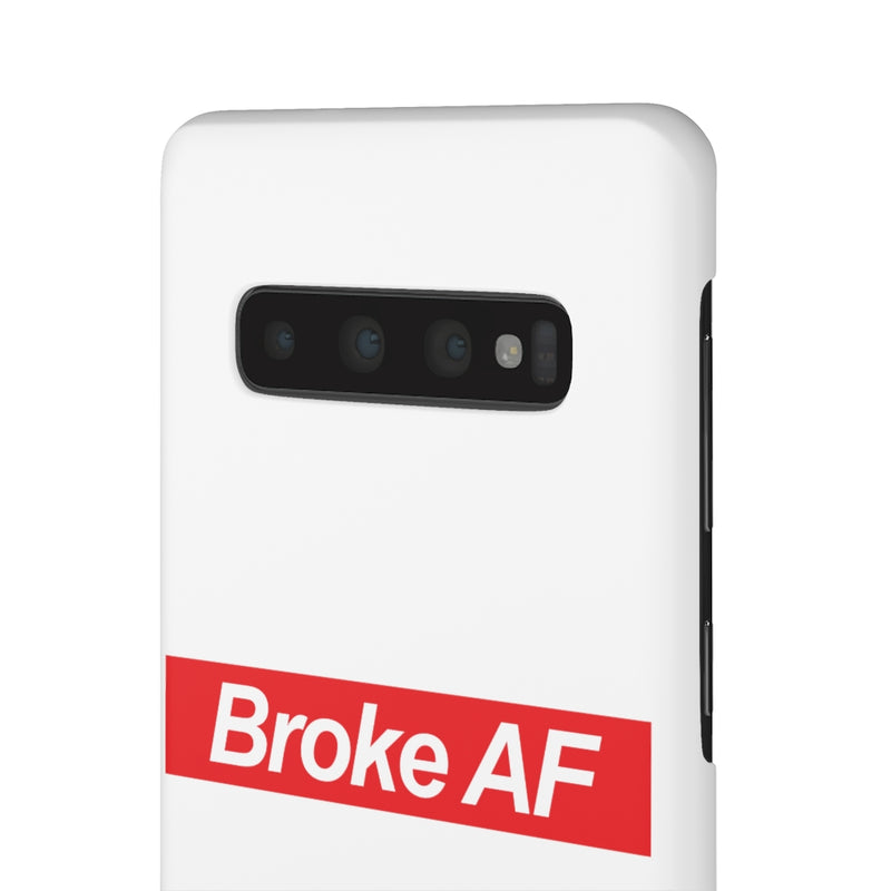 Broke AF Snap Cases iPhone or Samsung - Samsung Galaxy S10 / Matte - Phone Case by GTA Desi Store