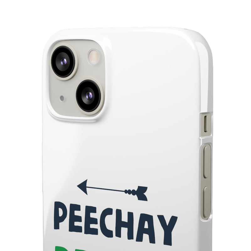 Peechay Dekho Peechay Snap Cases iPhone or Samsung - iPhone 13 / Glossy - Phone Case by GTA Desi Store