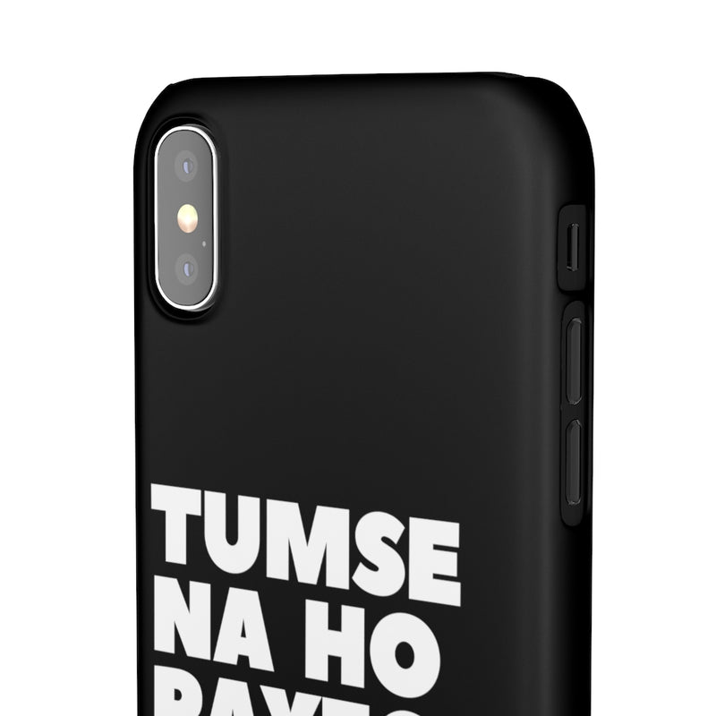 Tumse Na Ho Payega Snap Cases iPhone or Samsung - iPhone XS / Matte - Phone Case by GTA Desi Store