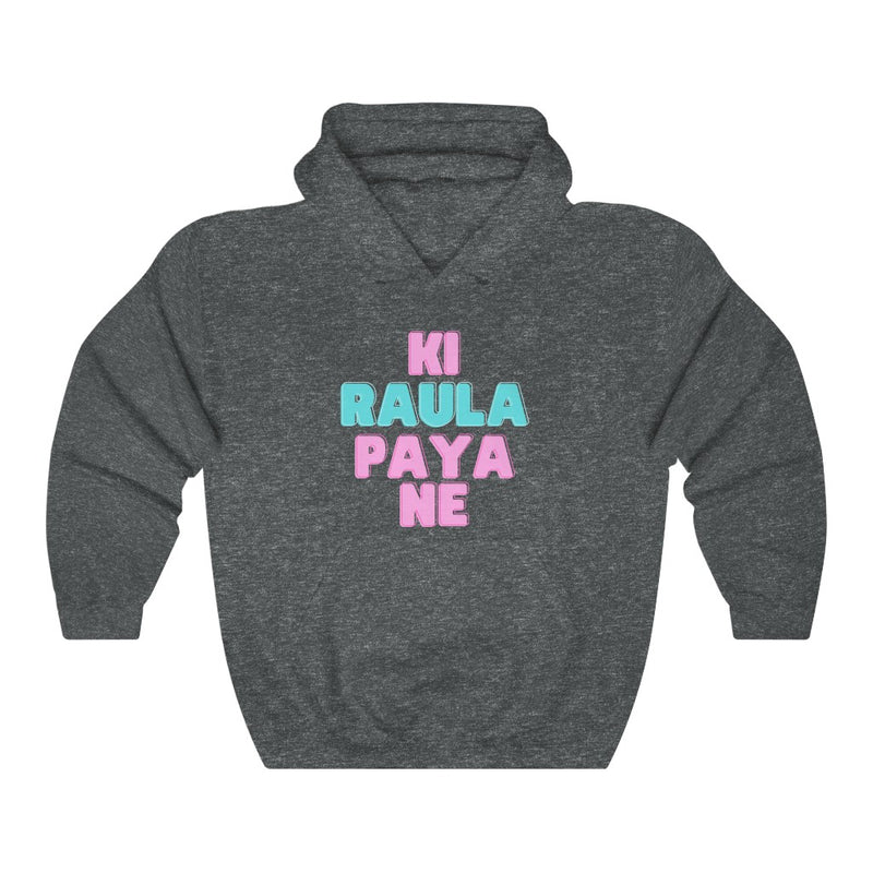 Ki Raula Paya Unisex Heavy Blend™ Hooded Sweatshirt - Dark Heather / S - Hoodie by GTA Desi Store