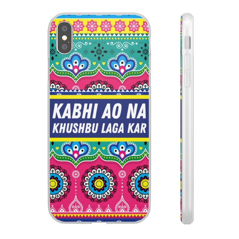 Kabhi Ao Na Khushbu Laga Kar Flexi Cases - iPhone XS MAX with gift packaging - Phone Case by GTA Desi Store