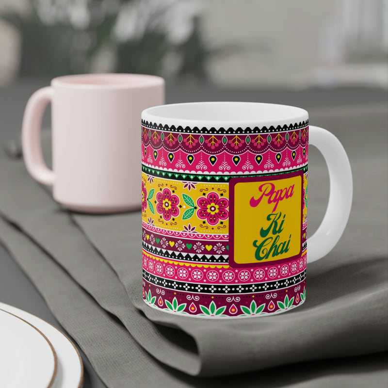 Papa Ki Chai Ceramic Mug (11oz)