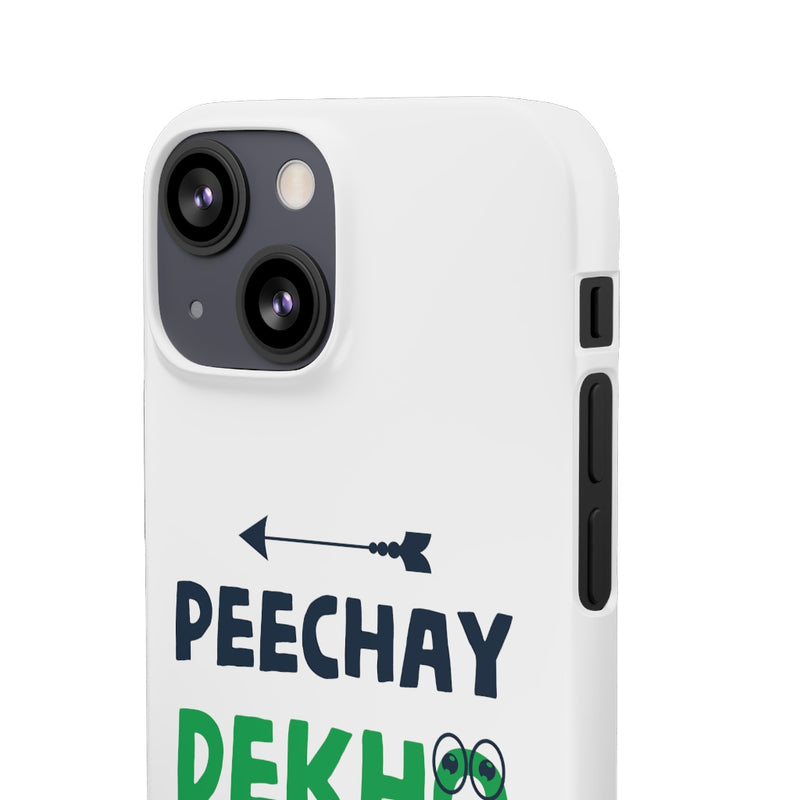 Peechay Dekho Peechay Snap Cases iPhone or Samsung - iPhone 13 Mini / Matte - Phone Case by GTA Desi Store