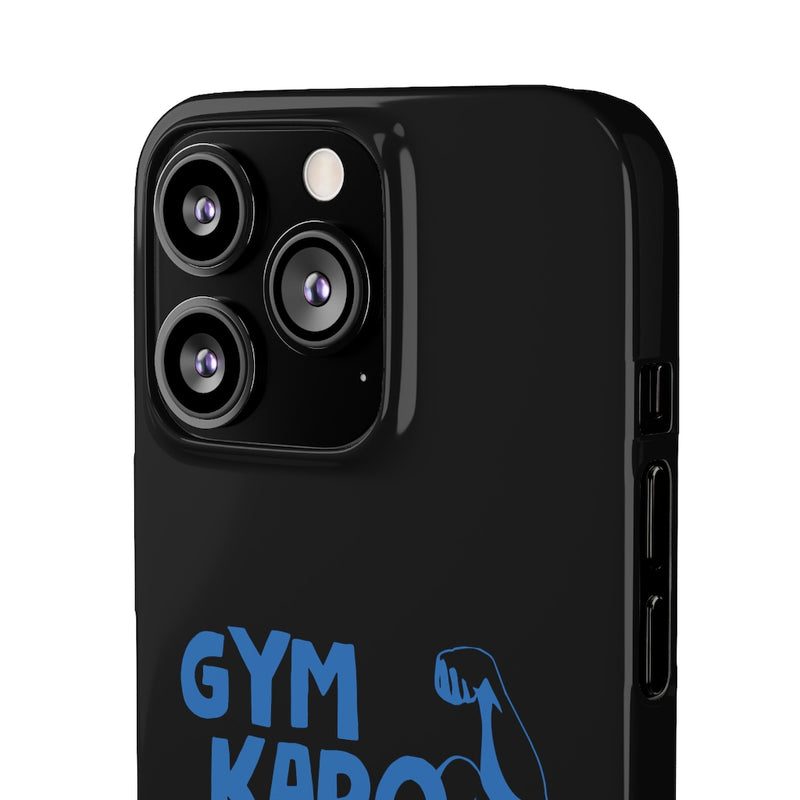 Gym Karo Pyar Nahin Snap Cases iPhone or Samsung - iPhone 13 Pro / Glossy - Phone Case by GTA Desi Store