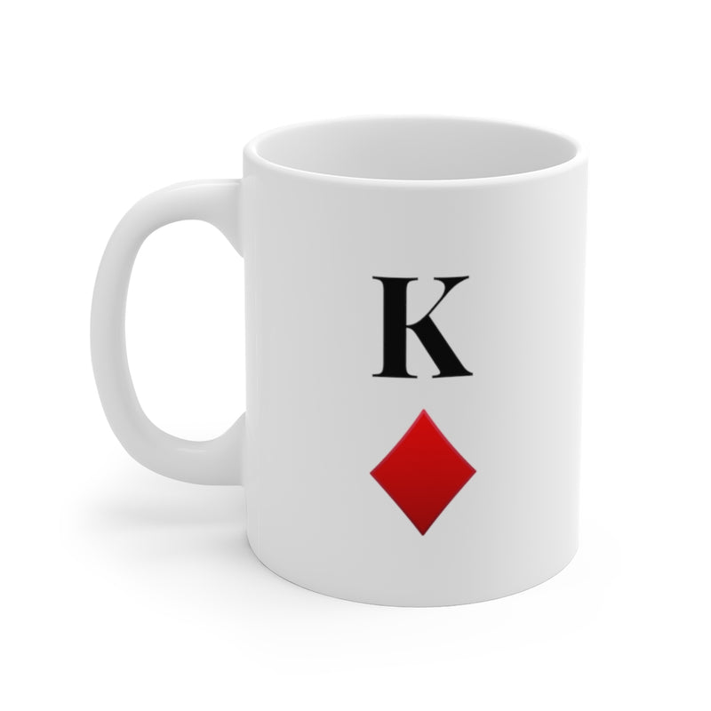 King of Diamonds Ceramic Mugs (11oz\15oz\20oz) - Mug by GTA Desi Store