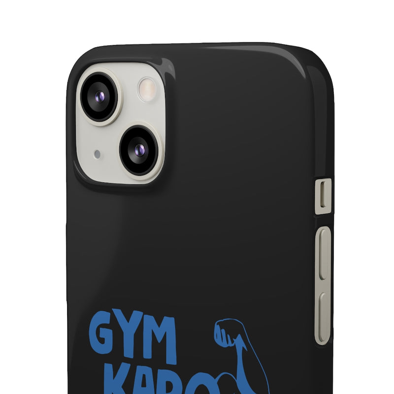 Gym Karo Pyar Nahin Snap Cases iPhone or Samsung - iPhone 13 / Glossy - Phone Case by GTA Desi Store