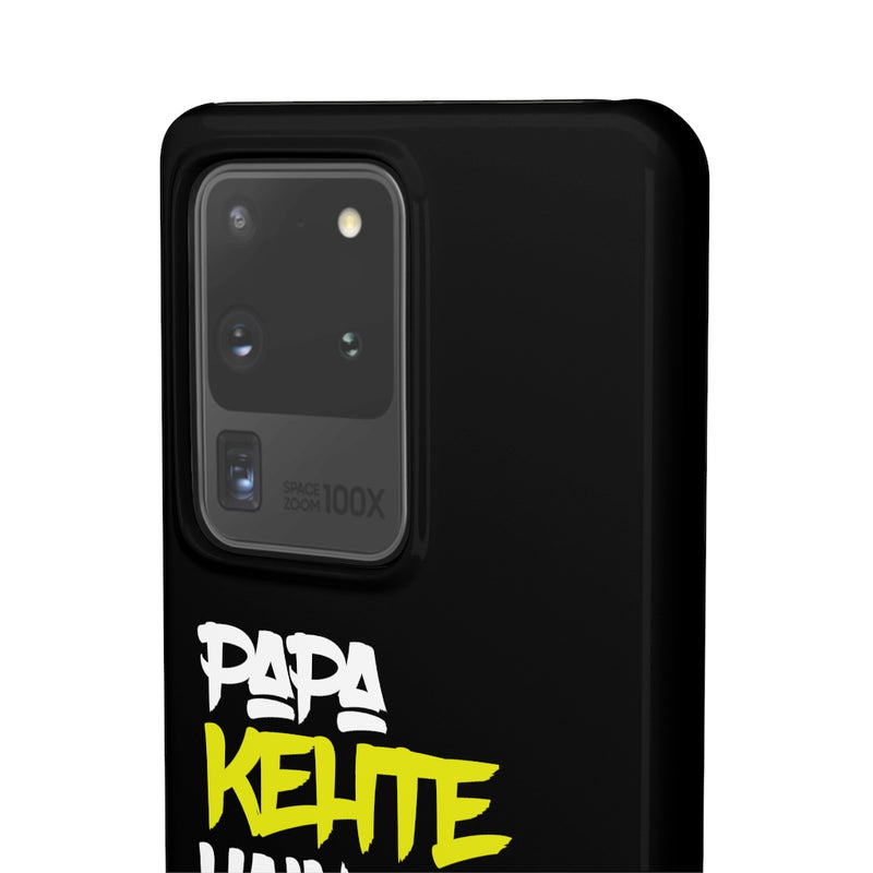 Papa Kehte Hain Bara Naam Karegi Snap Cases iPhone or Samsung - Samsung Galaxy S20 Ultra / Glossy - Phone Case by GTA Desi Store