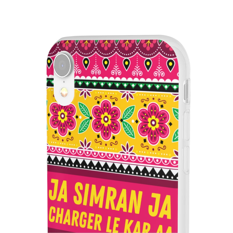 Ja Simran Ja Charger Le Kar Aa Flexi Cases - Phone Case by GTA Desi Store