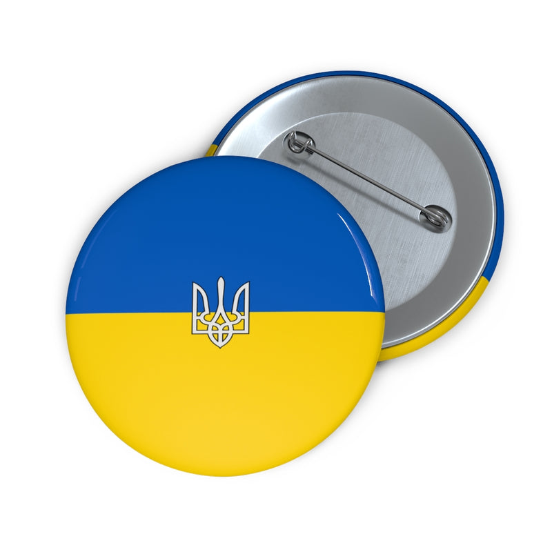 Support Ukraine Pin - 2.25" - Accessories by GTA Desi Store
