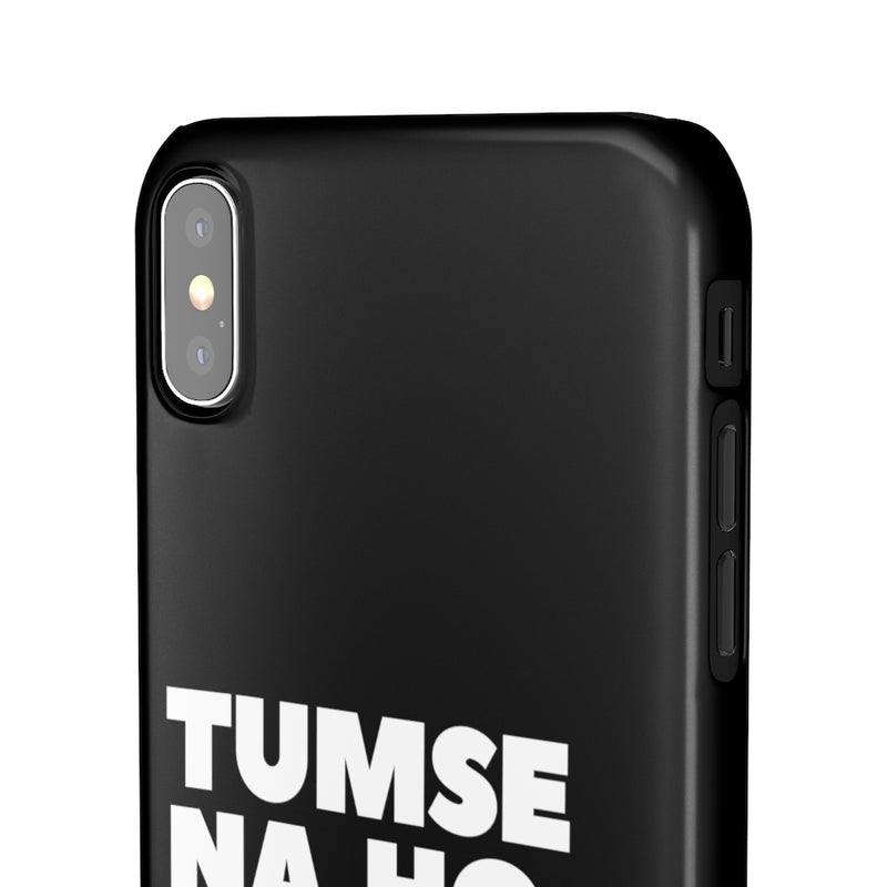 Tumse Na Ho Payega Snap Cases iPhone or Samsung - iPhone XS MAX / Glossy - Phone Case by GTA Desi Store