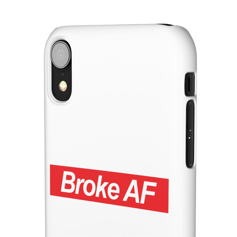Broke AF Snap Cases iPhone or Samsung - iPhone XR / Matte - Phone Case by GTA Desi Store