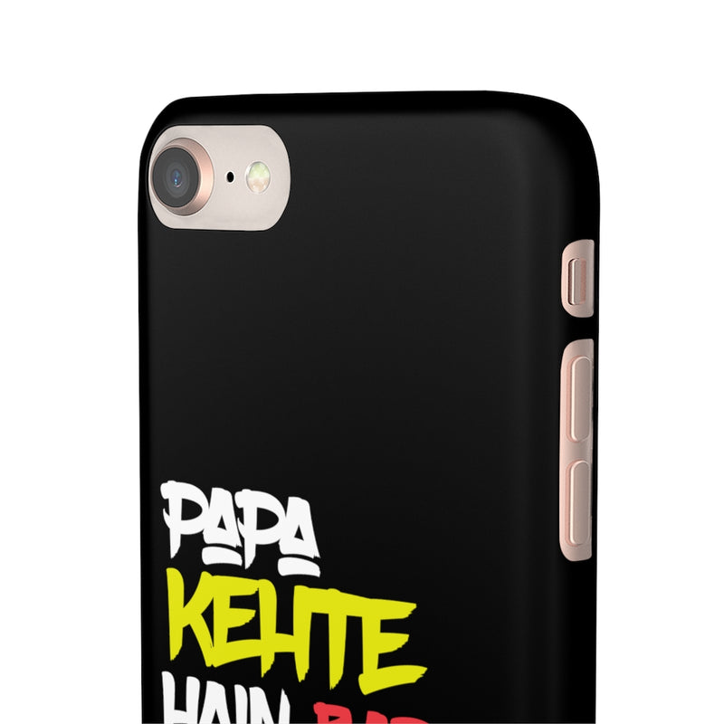 Papa Kehte Hain Bara Naam Karegi Snap Cases iPhone or Samsung - iPhone 8 / Matte - Phone Case by GTA Desi Store