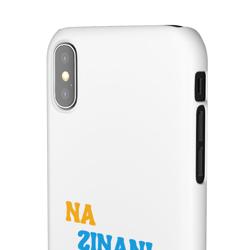 Na Zinani Hosi Na Pareeshani Hosi Snap Cases iPhone or Samsung - iPhone XS / Matte - Phone Case by GTA Desi Store