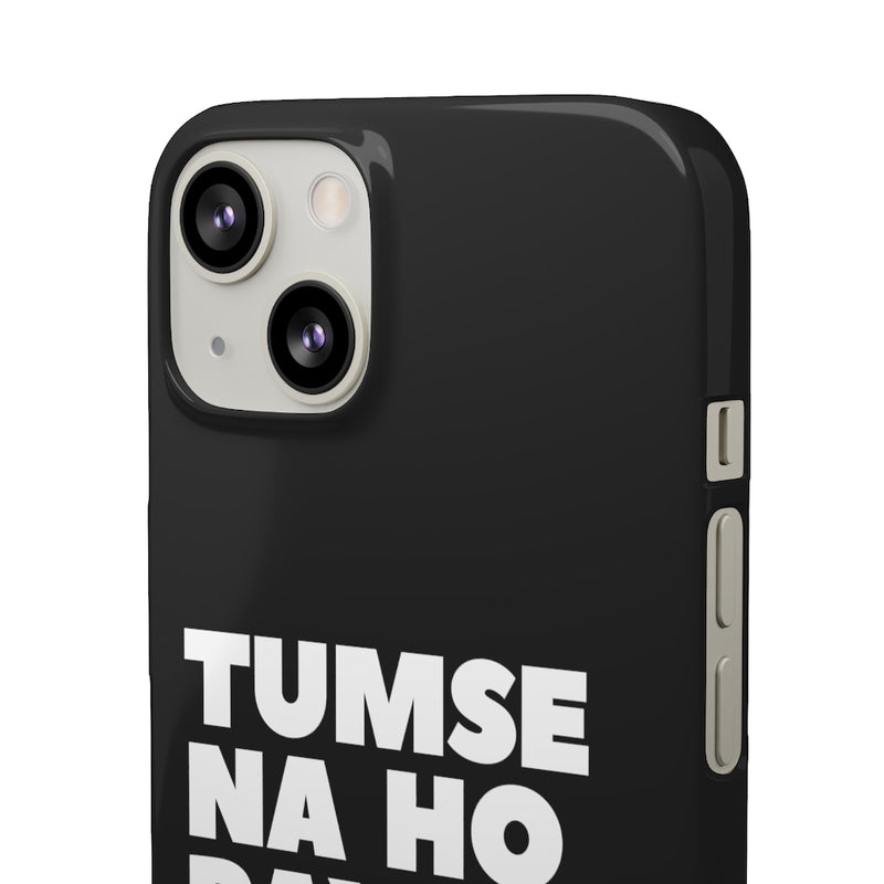 Tumse Na Ho Payega Snap Cases iPhone or Samsung - iPhone 13 / Glossy - Phone Case by GTA Desi Store